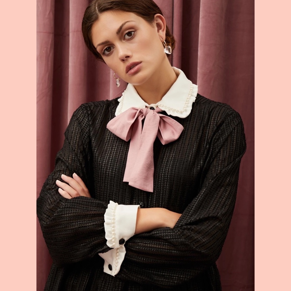 SISTER JANE ETIQUETTE MINI SMOCK DRESS